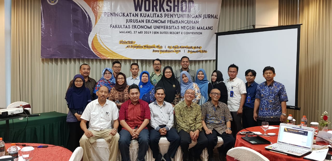 Workshop Peningkatan Kualitas Penyuntingan Jurnal di Jurusan Ekonomi Pembangunan